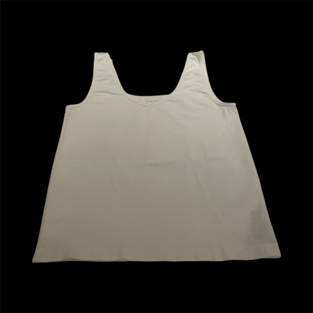 J. Crew Women's Classic White Tank Top